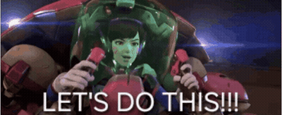 A Video Game Character Is Holding A Microphone And Saying Let 'S Do This !!! GIF
