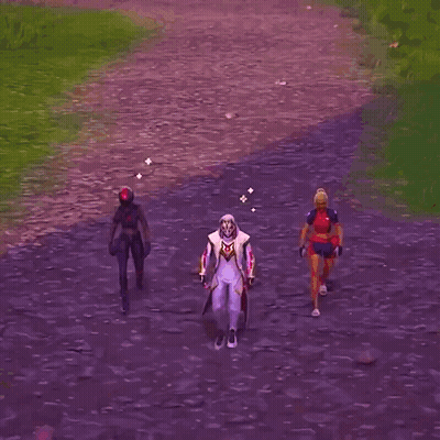 A Video Game Character Is Making A Heart With His Hands . GIF