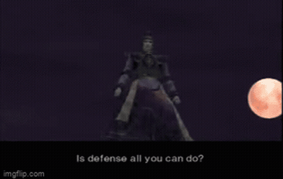 A Video Game Character Is Talking To Another Character And Says Did You Think That I 'D Respond To All Of Your Taunts . GIF