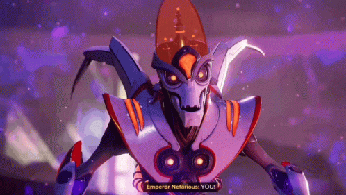 A Video Game Character Is Talking To Emperor Nefarious You GIF