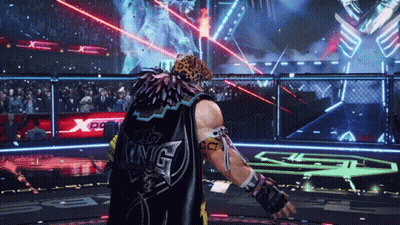 A Video Game Character Is Wearing A King Cape GIF