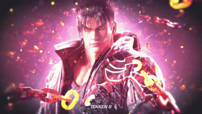 A Video Game Character Named Tekken 8 Is Holding A Chain GIF