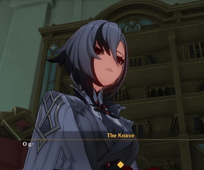 A Video Game Character Named The Knave Is Talking GIF