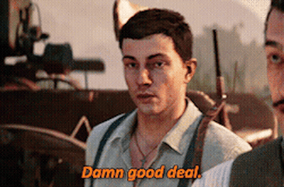 A Video Game Character Says Damn Good Deal GIF