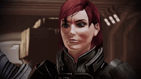 A Video Game Character Says I Should On The Screen GIF
