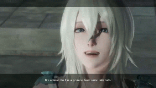 A Video Game Character Says It 'S Almost Like I 'M A Princess From Some Fairytale GIF