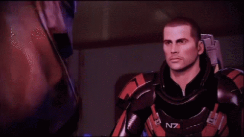 A Video Game Character Says It 'S Green While Talking To Another Character GIF