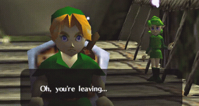 A Video Game Character Says Oh Youre Leaving GIF