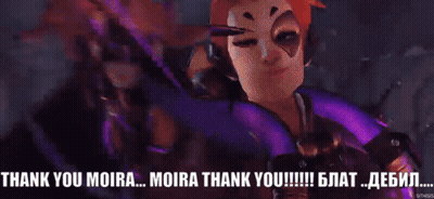 A Video Game Character Says Thank You Moira GIF