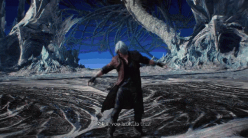 A Video Game Character Says " What You Look Is This " While Dancing GIF
