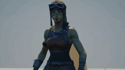 A Video Game Character With A Beard And Goggles Has The Number 20 On Her Chest GIF