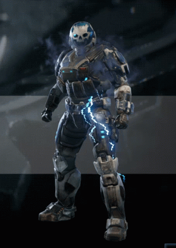 A Video Game Character With A Lightning Bolt Coming Out Of His Arm GIF