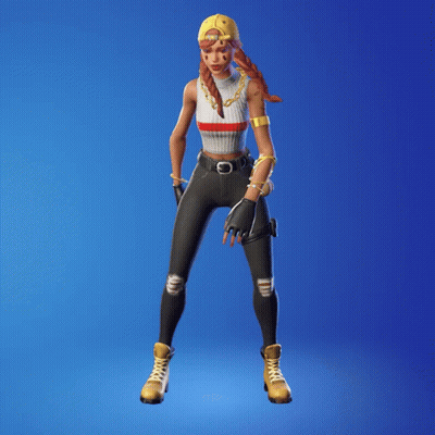 A Video Game Character With A Yellow Helmet On GIF