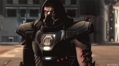 A Video Game Character With The Name Avirha On The Bottom Left GIF