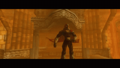 A Video Game Character With The Name Great King Of Evil Ganondorf GIF