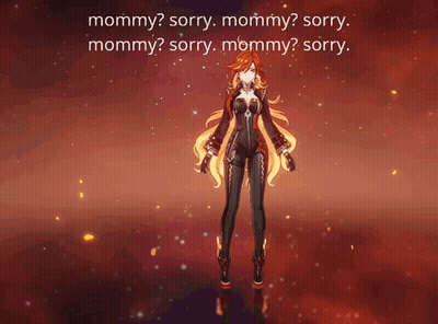 A Video Game Character With The Words Mommy Sorry Mommy Sorry Mommy Sorry Mommy Sorry Mommy Sorry GIF