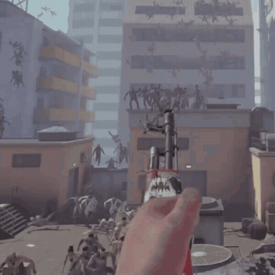 A Video Game Is Being Played And A Key Is Being Thrown Into The Air GIF