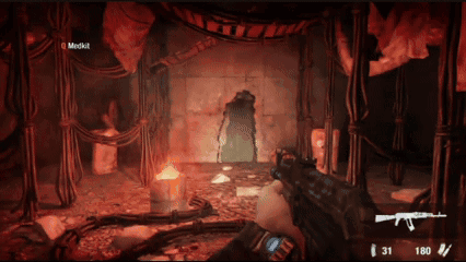 a video game is being played and the numbers 31 and 180 are visible