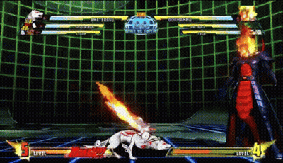A Video Game Is Being Played Between Amaterasu And Spider Man GIF