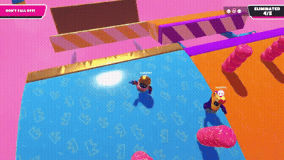 A Video Game Is Being Played On A Computer And The Player Is Eliminated GIF