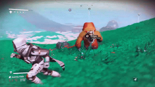 A Video Game Is Being Played With A Character Named Aventu GIF