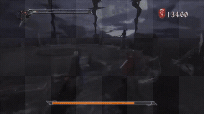 A Video Game Is Being Played With A Score Of 13460 GIF
