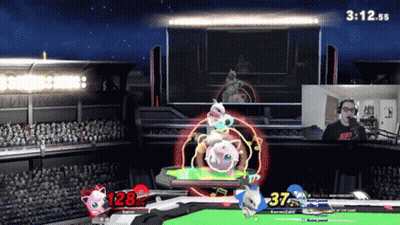 A Video Game Is Being Played With A Time Of 3 : 12.56 GIF