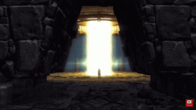 A Video Game Scene With A Subscribe Button GIF