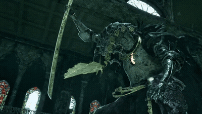 A Video Game Scene With A Swirl On A Wall GIF