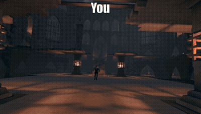 A Video Game Scene With The Words Banned In The Upper Right Corner GIF