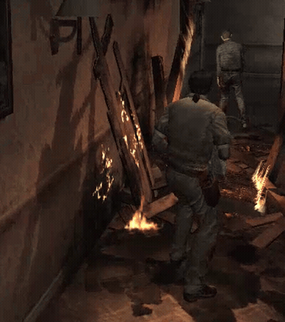 A Video Game Scene With The Words Just Stay Dead On The Bottom GIF