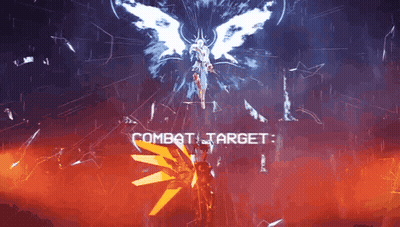 A Video Game Screen Says Combat Target In The Corner GIF
