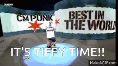 A Video Game Screen Says It 'S Tiffy Time ! GIF