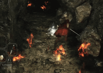 A Video Game Screen Says Soul Of A Proud Knight On It GIF