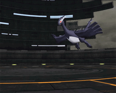 A Video Game Screen Shows A Purple And White Dragon With A Red Eye GIF