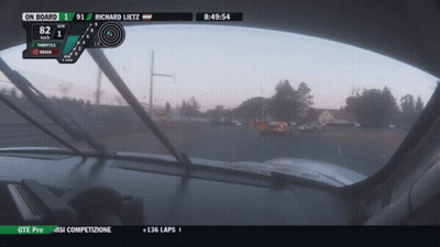 A Video Game Screen Shows A Race Between Richard Liez And 91 GIF