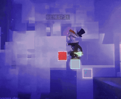 A Video Game Screen Shows A Time Of 16:57 GIF