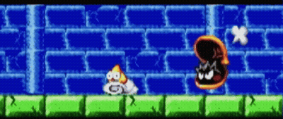 A Video Game Shows A Chicken And A Cat Fighting Each Other GIF