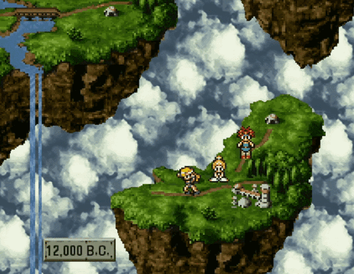 A Video Game With A 12,000 B.c. Sign On The Bottom GIF