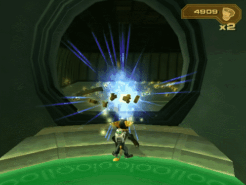 A Video Game With A Score Of 4900 X2 GIF
