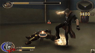 A Video Game With A Score Of 9800 On It GIF