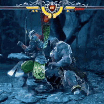 A Video Game With A Shield That Says Infinity On It GIF