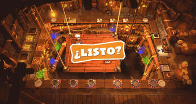 A Video Game With A Sign That Says ¿ Listo? GIF
