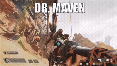 A Video Game With The Name Dr.maven On The Screen GIF