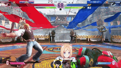 A Video Game With The Number 68 At The Top Of It GIF