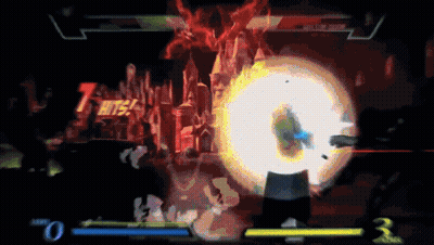A Video Game With The Number 7 On The Top Left GIF