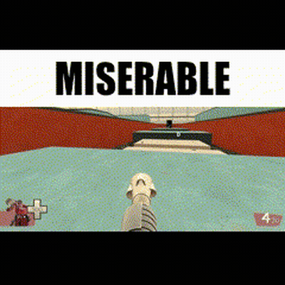 A Video Game With The Word Miserable On The Top GIF