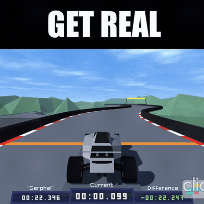 A Video Game With The Words Get Real On The Top GIF