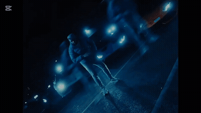 A Video Of A Man With The Words Never On The Perfect Timing Behind Him GIF