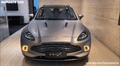 A Video Of A Namaste Car Shows The Front Of A Car GIF